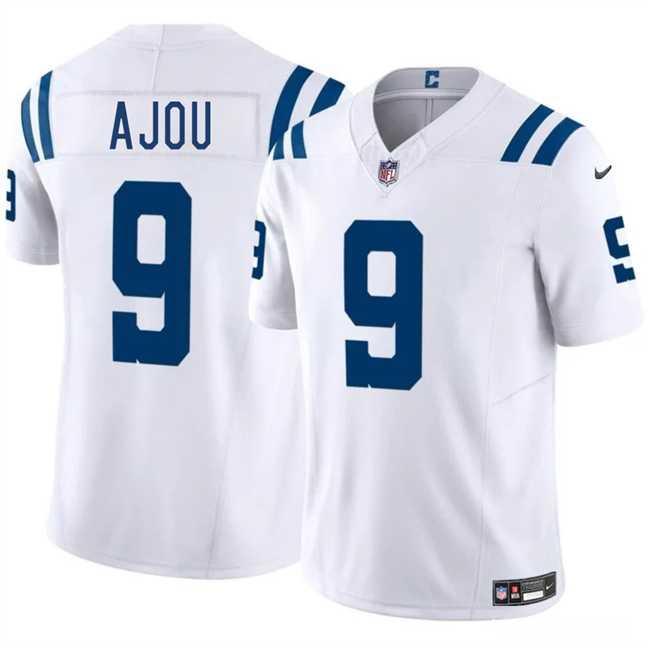Men & Women & Youth Indianapolis Colts #9 Ajou Ajou White 2025 F.U.S.E. Vapor Limited Stitched Jersey->indianapolis colts->NFL Jersey